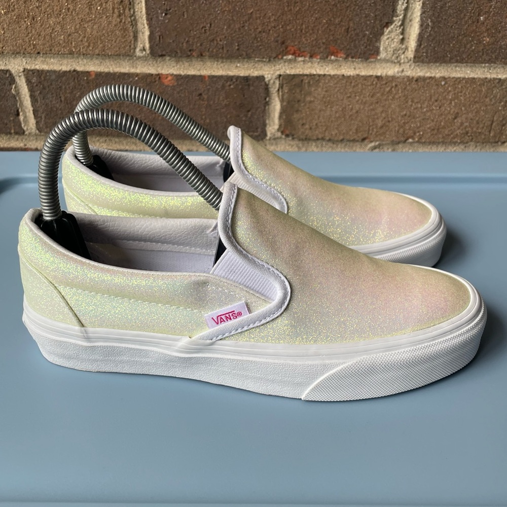 Vans Women's Classic Slip-On UV Glitter Sneaker